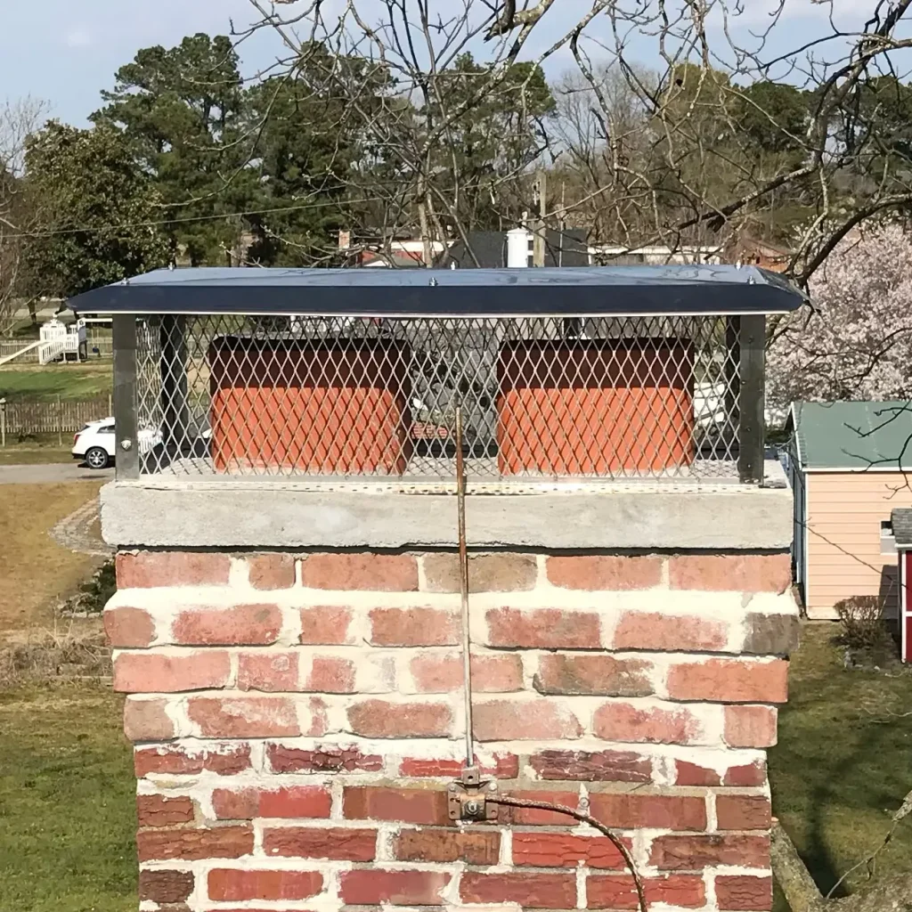 multi flue chimney cap Newport News VA