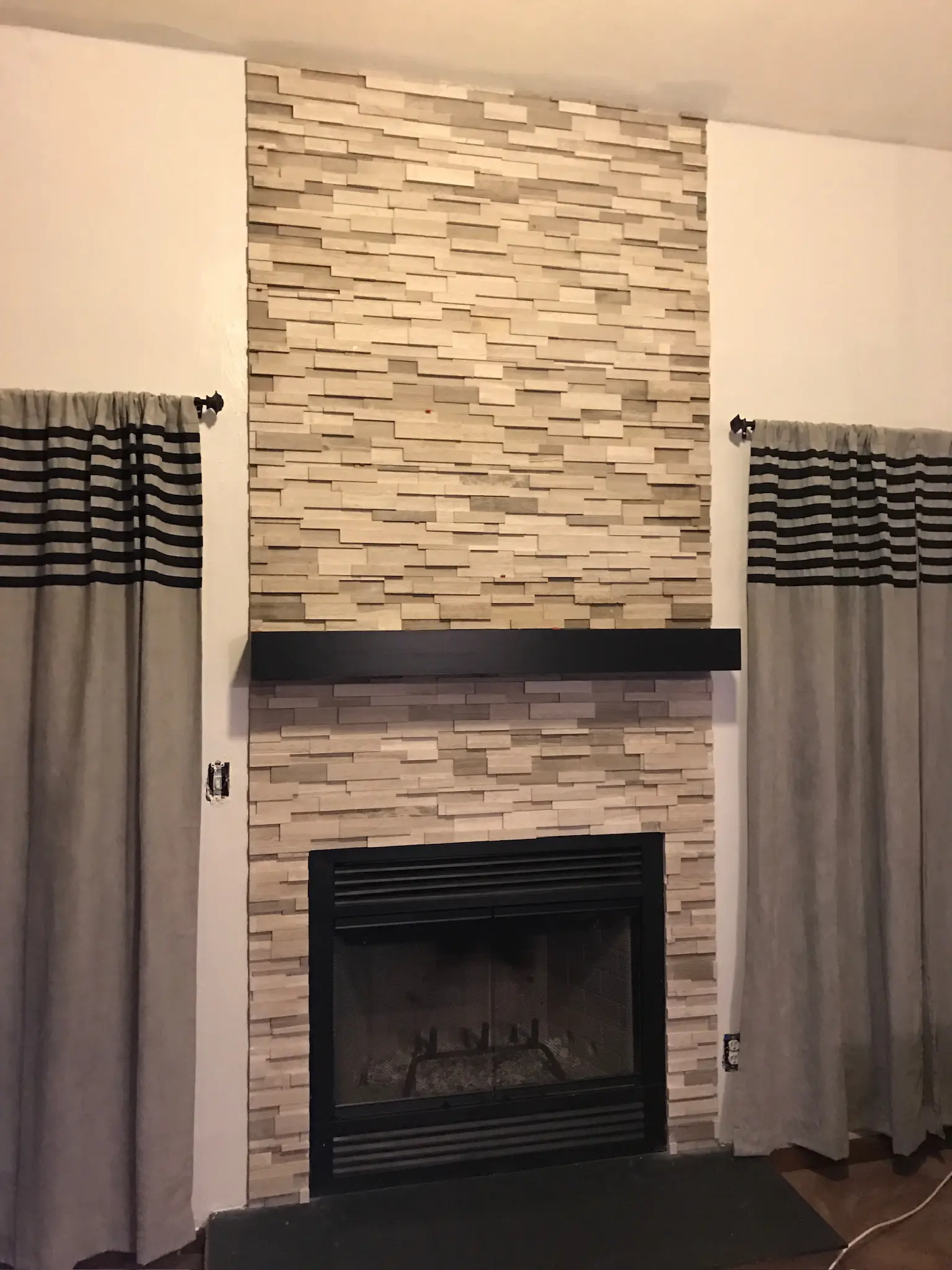 New prefab fireplace in Chesapeake, VA