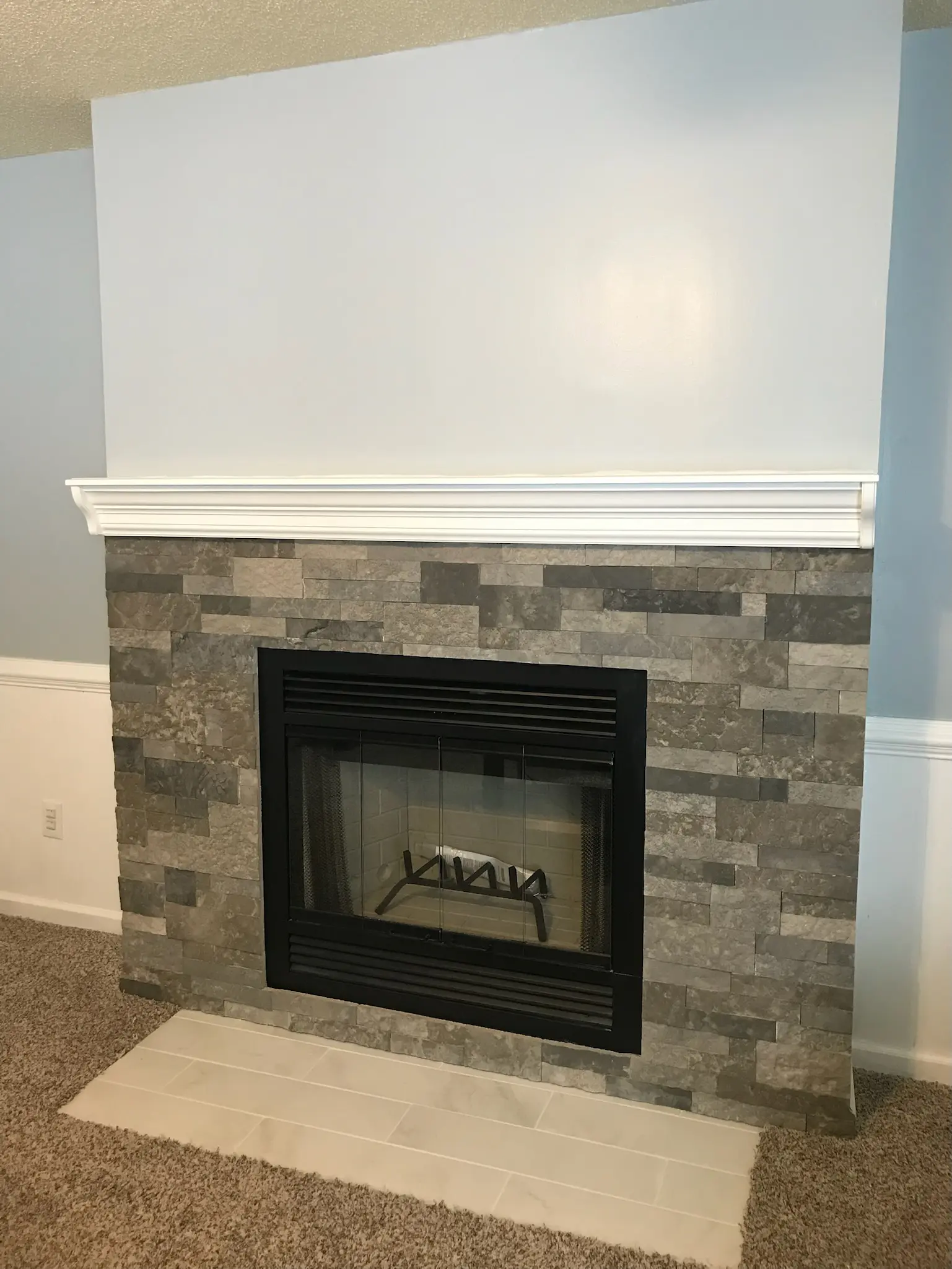 new prefab fireplace installation in Norfolk, VA