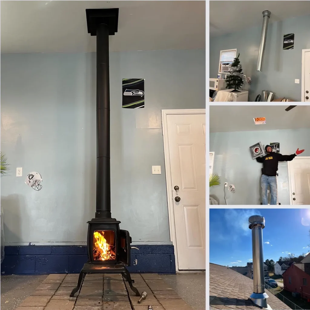 wood stove installation service in Norfolk, VA