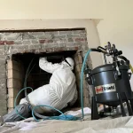 A professional chimney repair in Virginia Beach, VA.