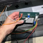 Performing a gas fireplace repair service in Virginia Beach, VA.