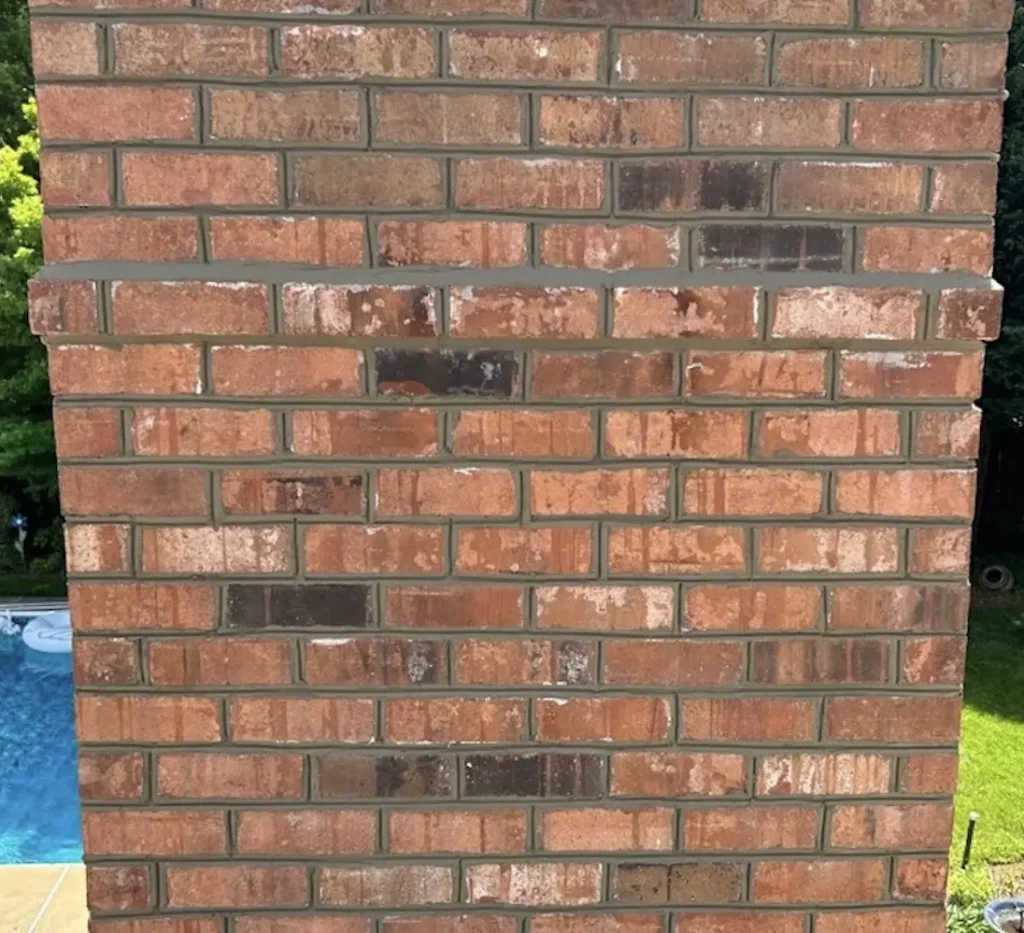 masonry repointing for a chimney leak in Virginia Beach VA
