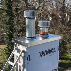 A custom double hole chase cover in Virginia Beach.