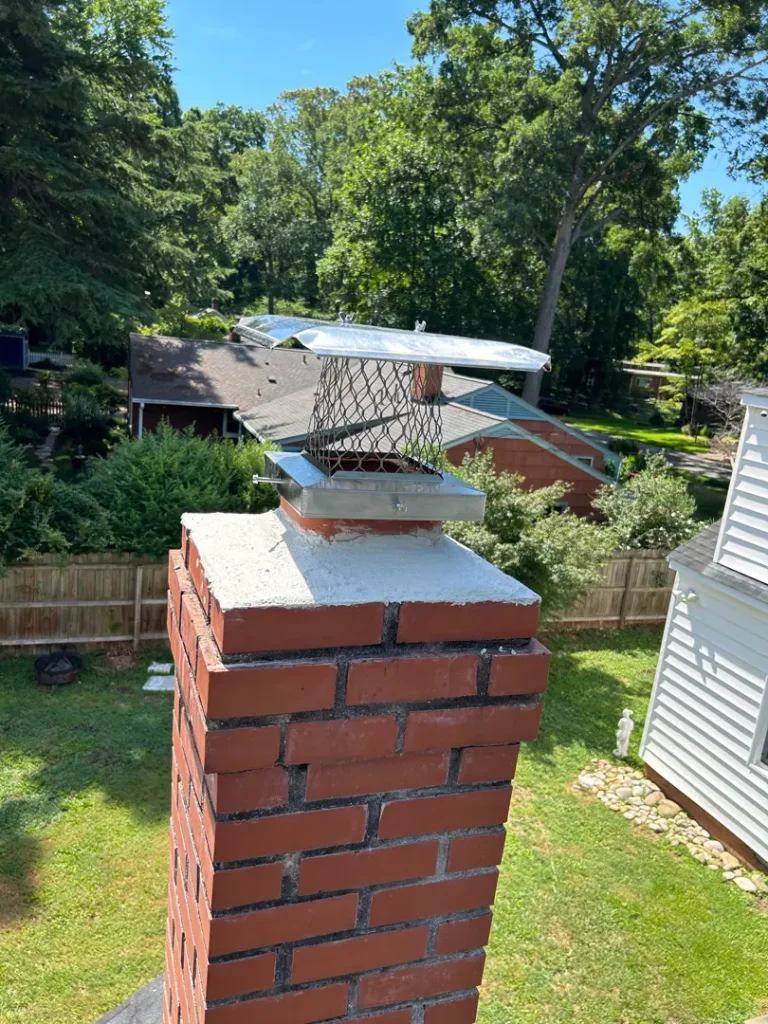 Furnace exhaust flue cap in Norfolk, VA