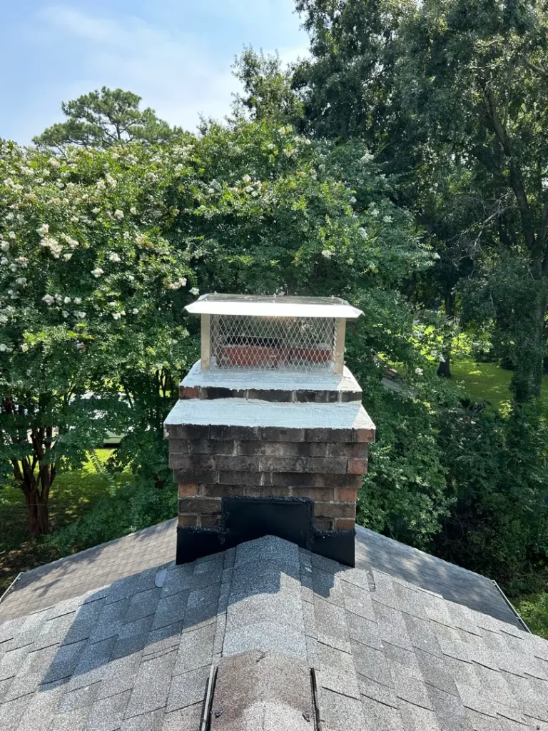 multi flue chimney cap in Virginia Beach, VA