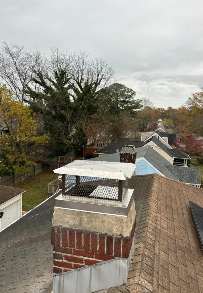 masonry chimney cap in Norfolk, VA