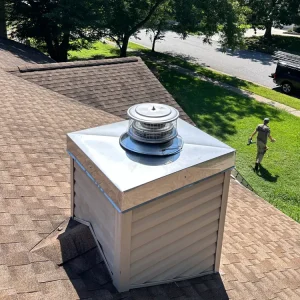 Stainless steel chase cover in Virginia Beach, VA with lifetime warranty.