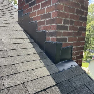 chimney flashing leak repair in Norfolk, VA.