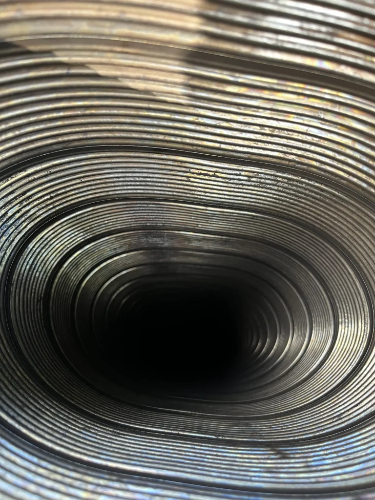 Clean chimney flue after professional chimney cleaning in Chesapeake VA